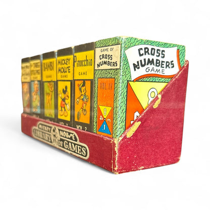 Mickey Mouse Library of Games | 1930s Disney Tin Lithograph Set
