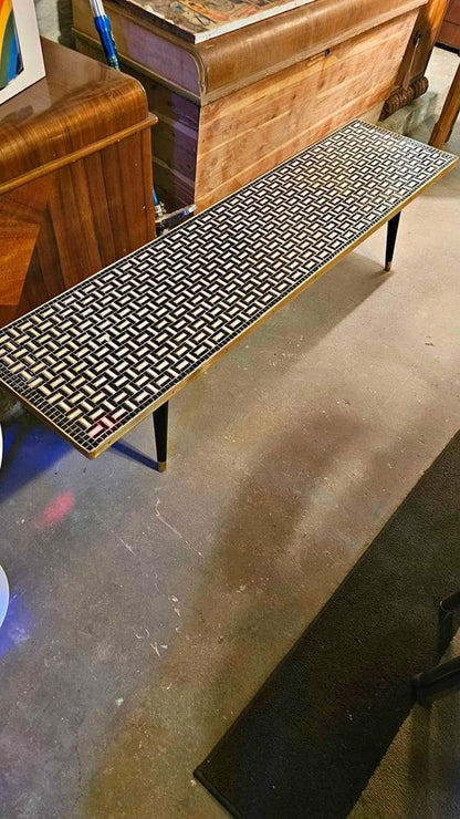 Mid-Century Designer Tile Table