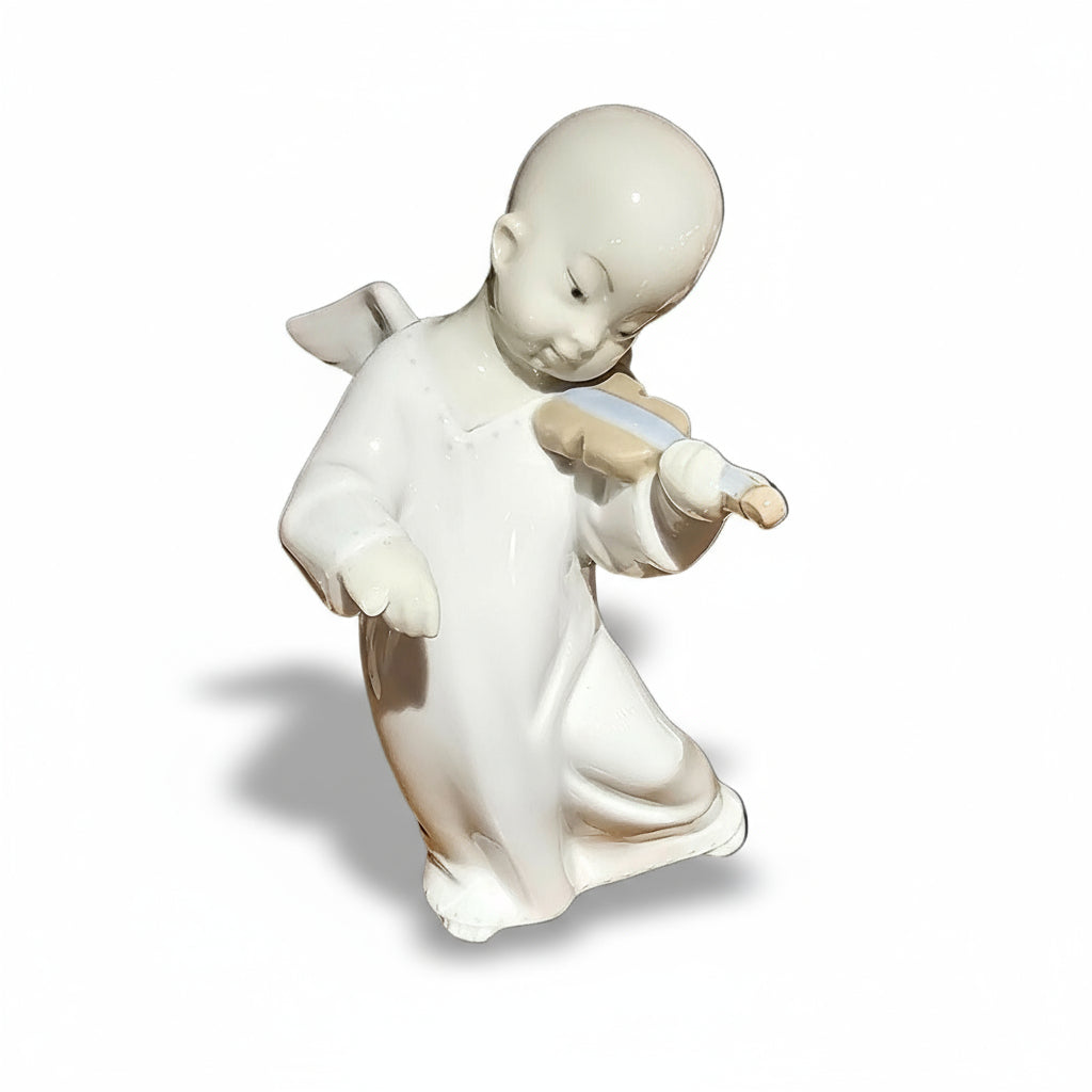 Lladro Porcelain Angel with Violin