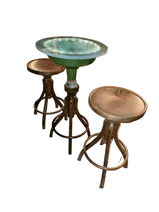 Bar Table with Stools – Vintage Pub-Style Set