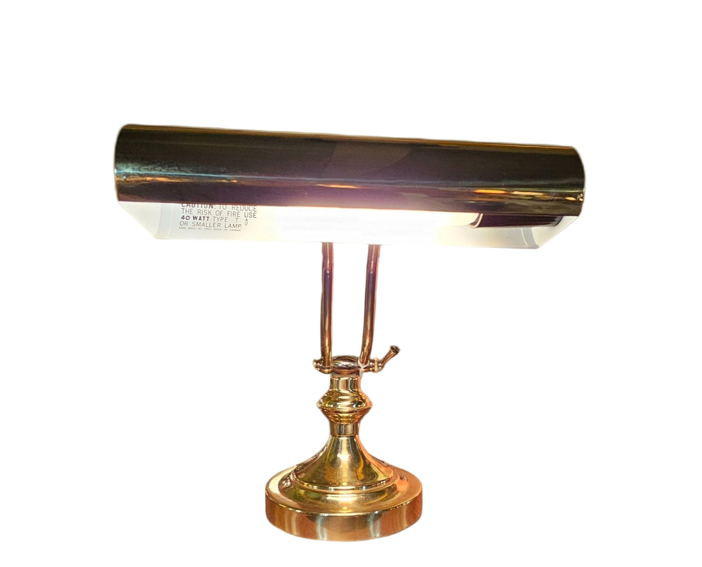 Brass Banker’s Lamp