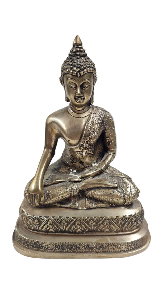 Tibetan Shakyamuni Buddha Statue – Asian Spiritual Figurine