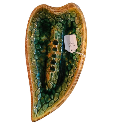 California Pottery Leaf Dish