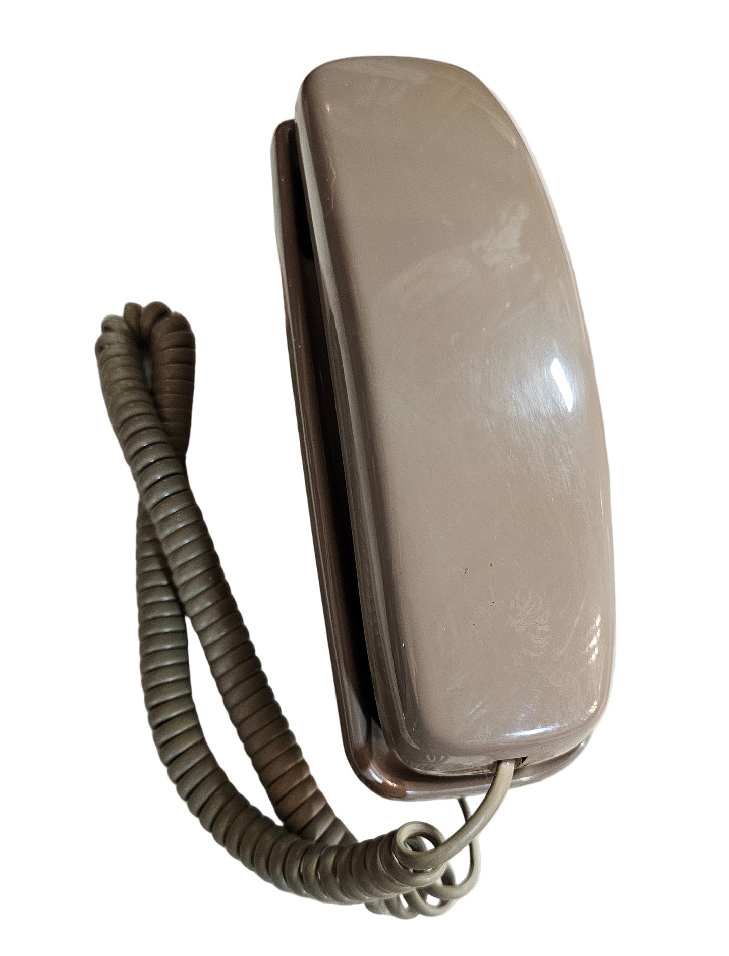 Vintage GTE Slimline Telephone — Taupe