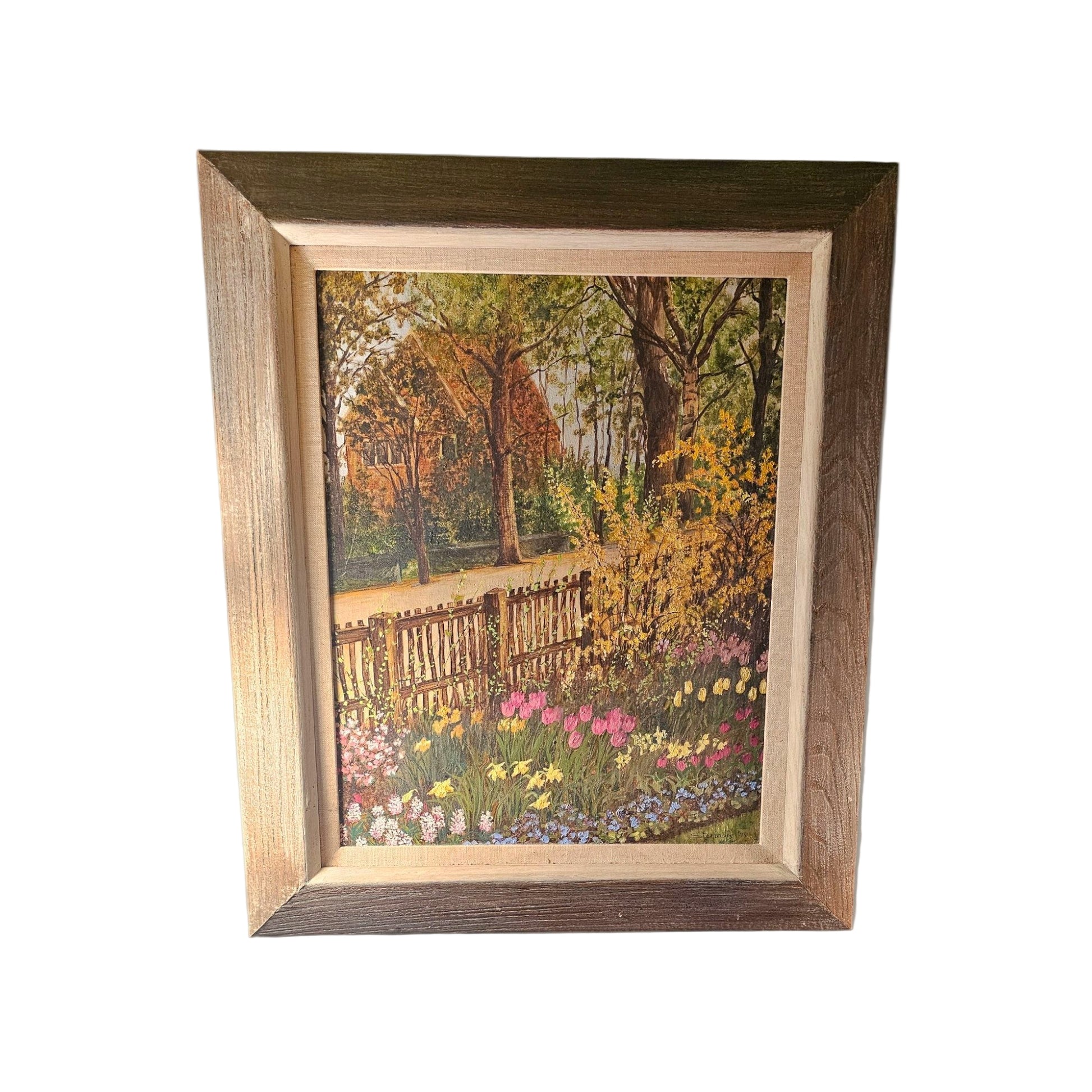 Spring Garden Landscape Painting