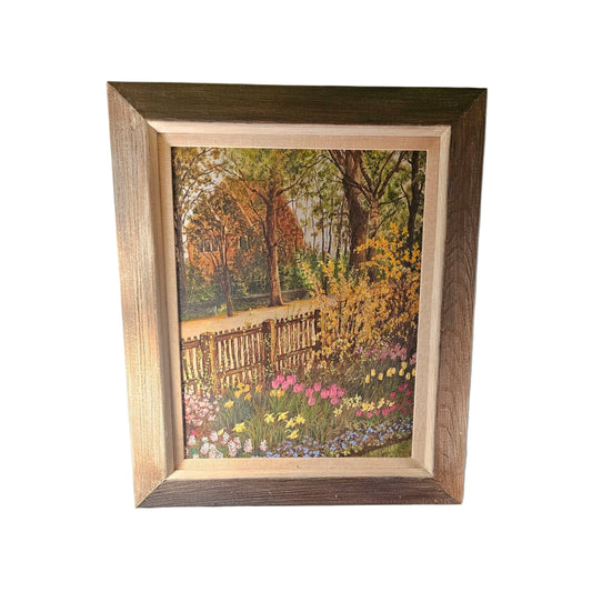 Spring Garden Landscape Painting