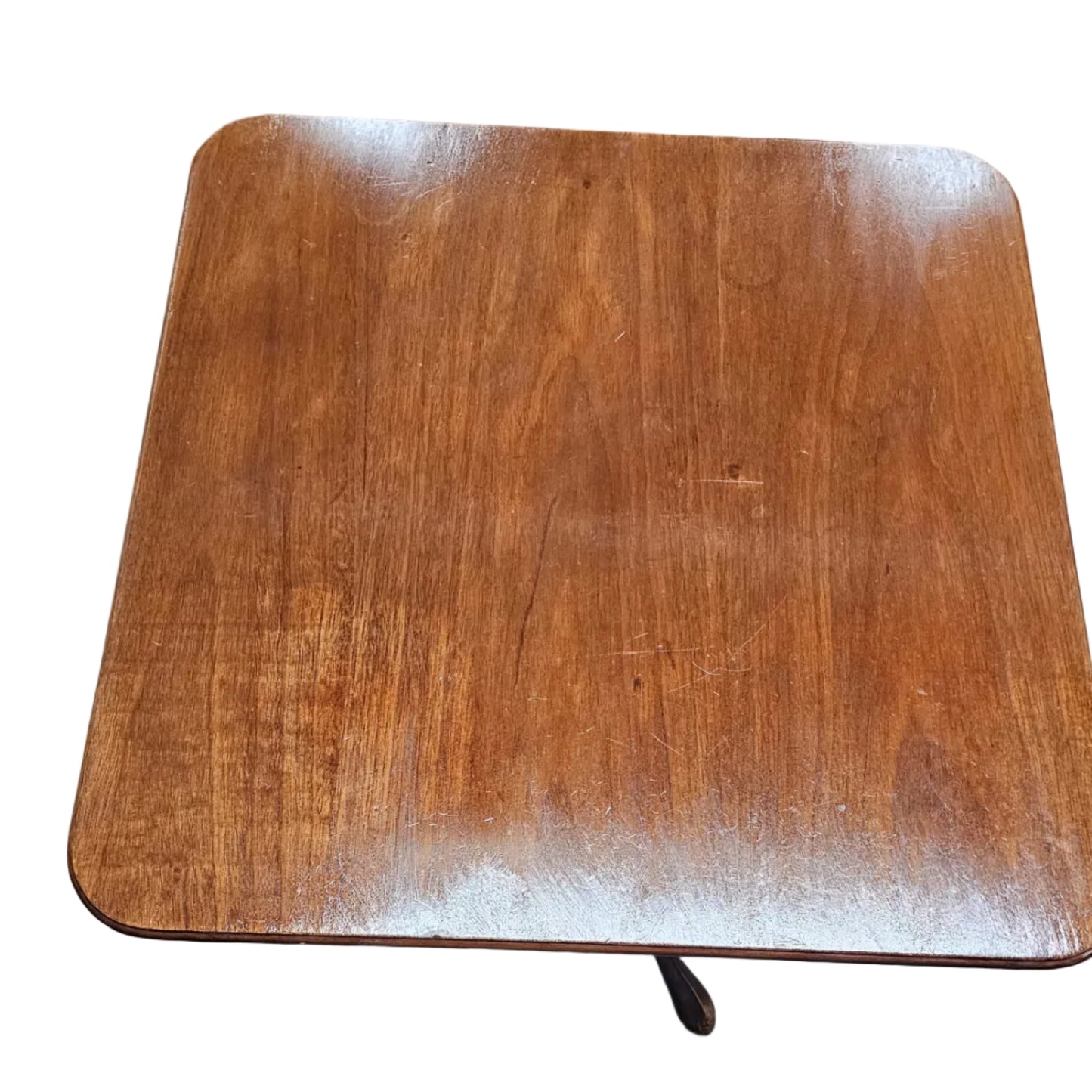 Mahogany Tilt-Top Table – Georgian Style Tripod Pedestal Accent Table