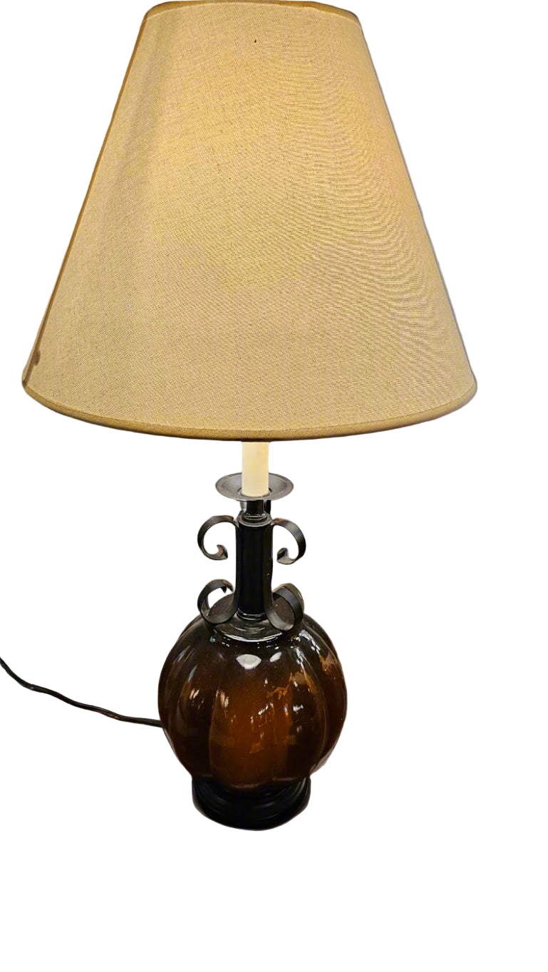 Glass Table Lamp – Gothic Style Accent Lighting