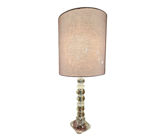 Hand-Painted Floral Lamp