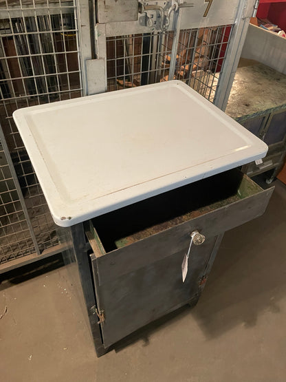 Midcentury Industrial Cabinet