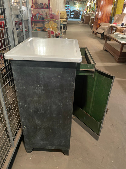 Midcentury Industrial Cabinet