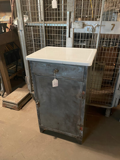 Midcentury Industrial Cabinet