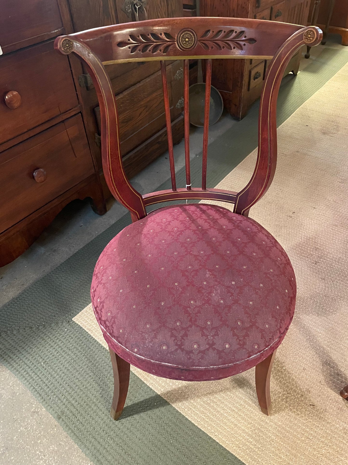 Victorian era Antique Chairs made of Mahogany Wood