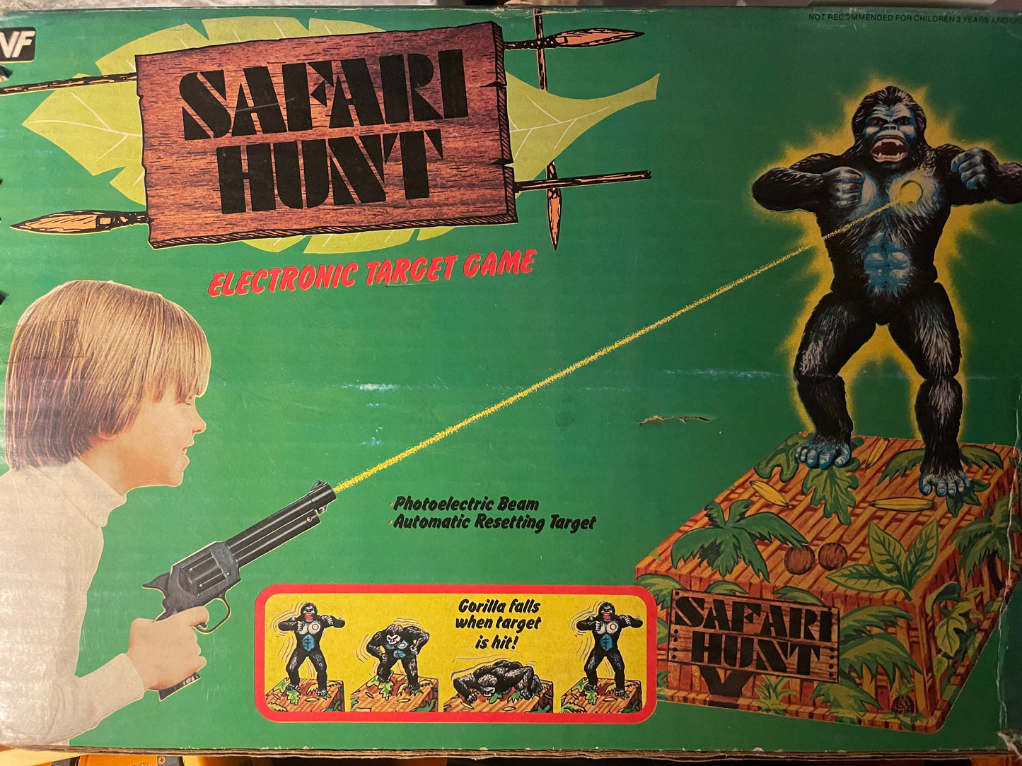 Safari Hunt Electronic Target Game Vintage 1970s