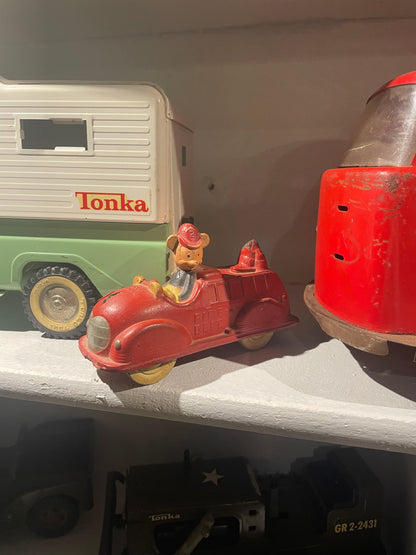 Toy Fire Truck -- Vintage Mickey Mouse