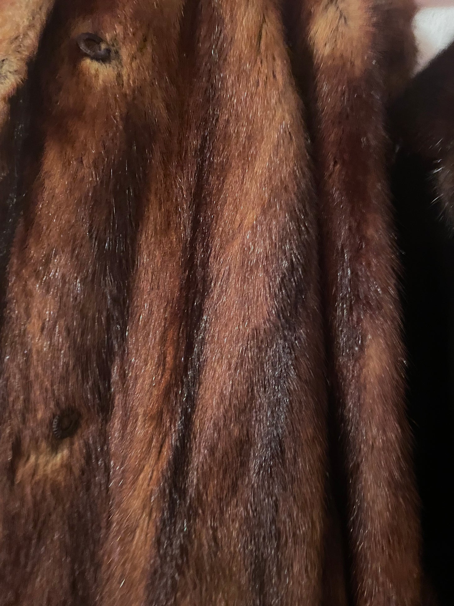 Full Length Marmot Fur Coat Late 1960s