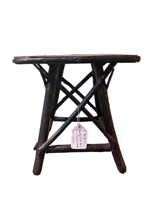 Small Twig Table Folk Art Vintage