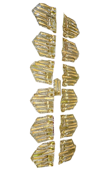 24K Gold Electroplate Flatware Set – Service for 12 (72+ Pieces)