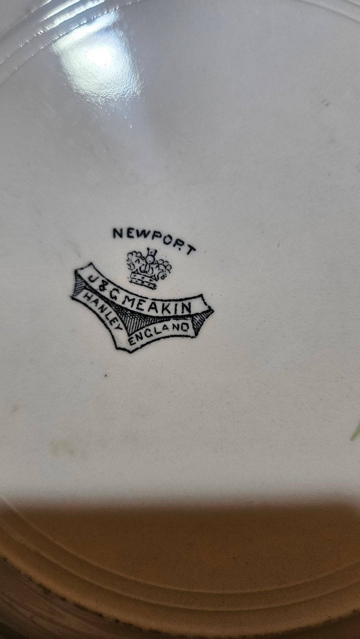 Floral China Dinnerware Set – Early 1900s Transferware with Pink Peonies & Gold Trim