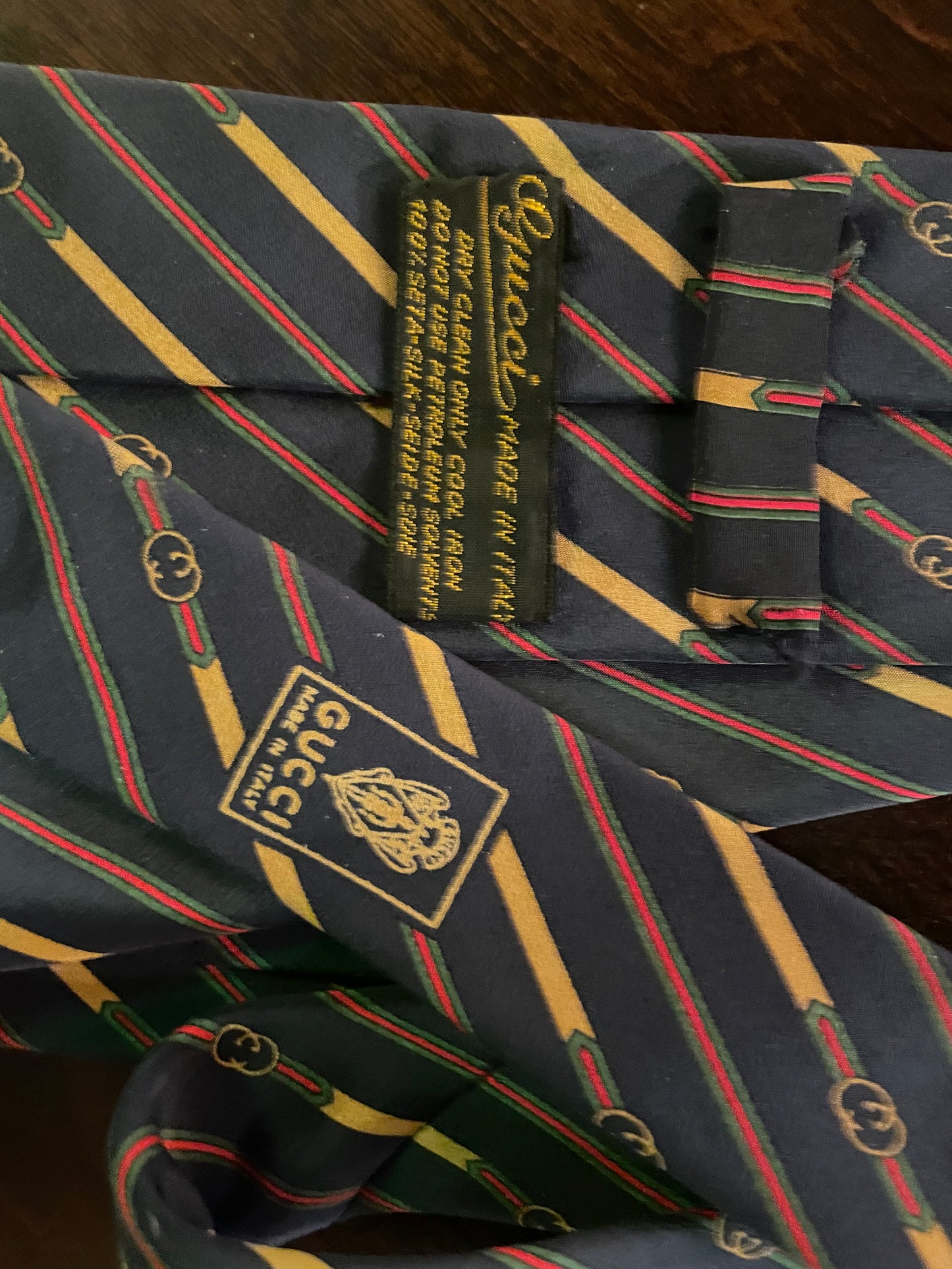 Silk Gucci Logo Necktie