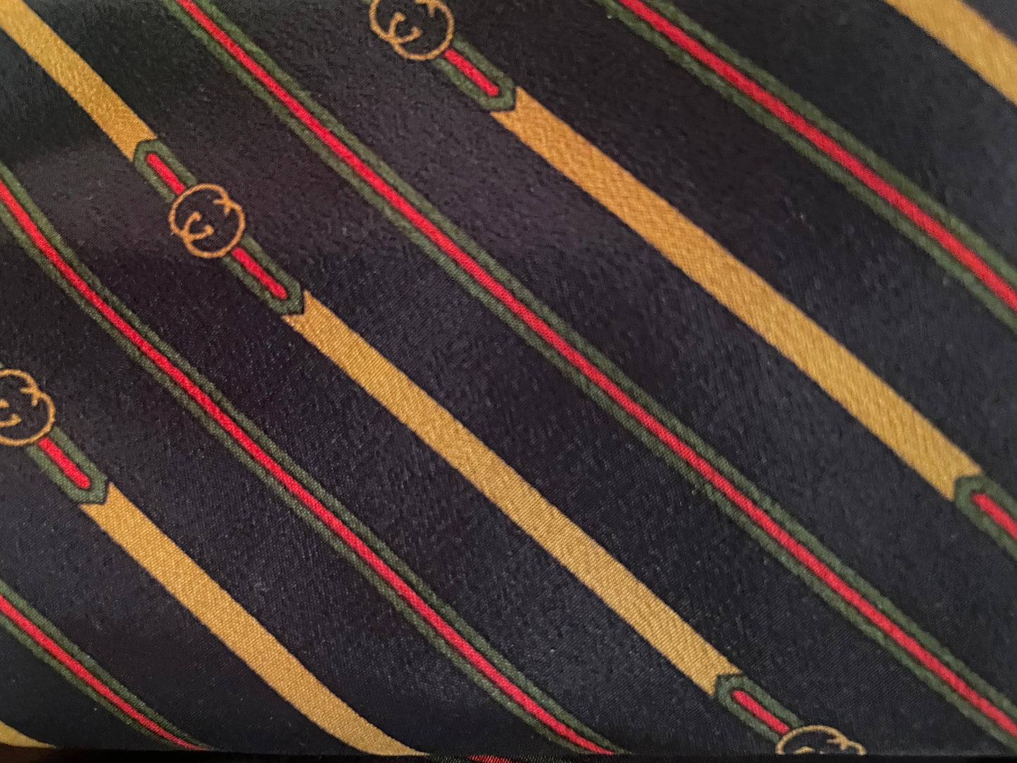 Silk Gucci Logo Necktie