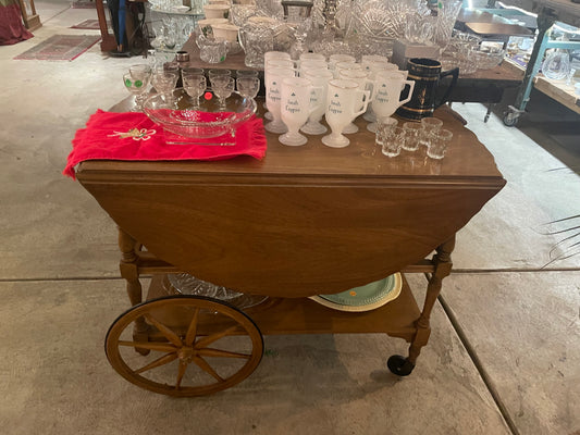 Drop Leaf Bar Cart