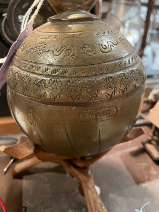 Elephant Bell – Bronze Decorative Figurine with Handle