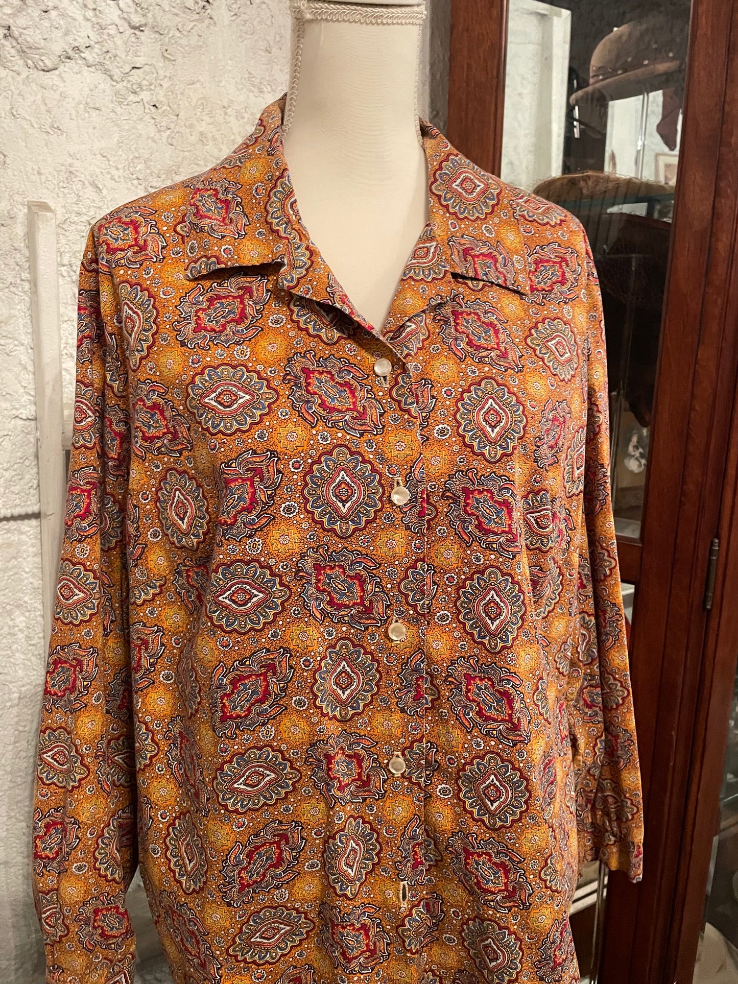 Handmade Groovy 1960s Blouse