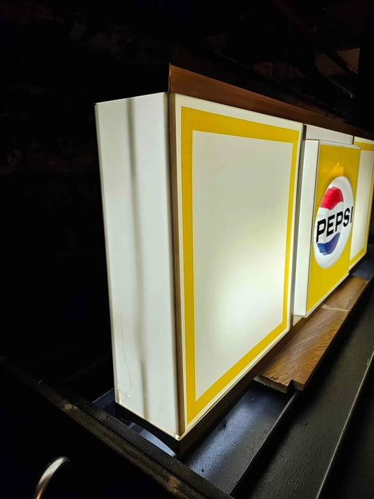 Pepsi Signage 1960s Lightbox