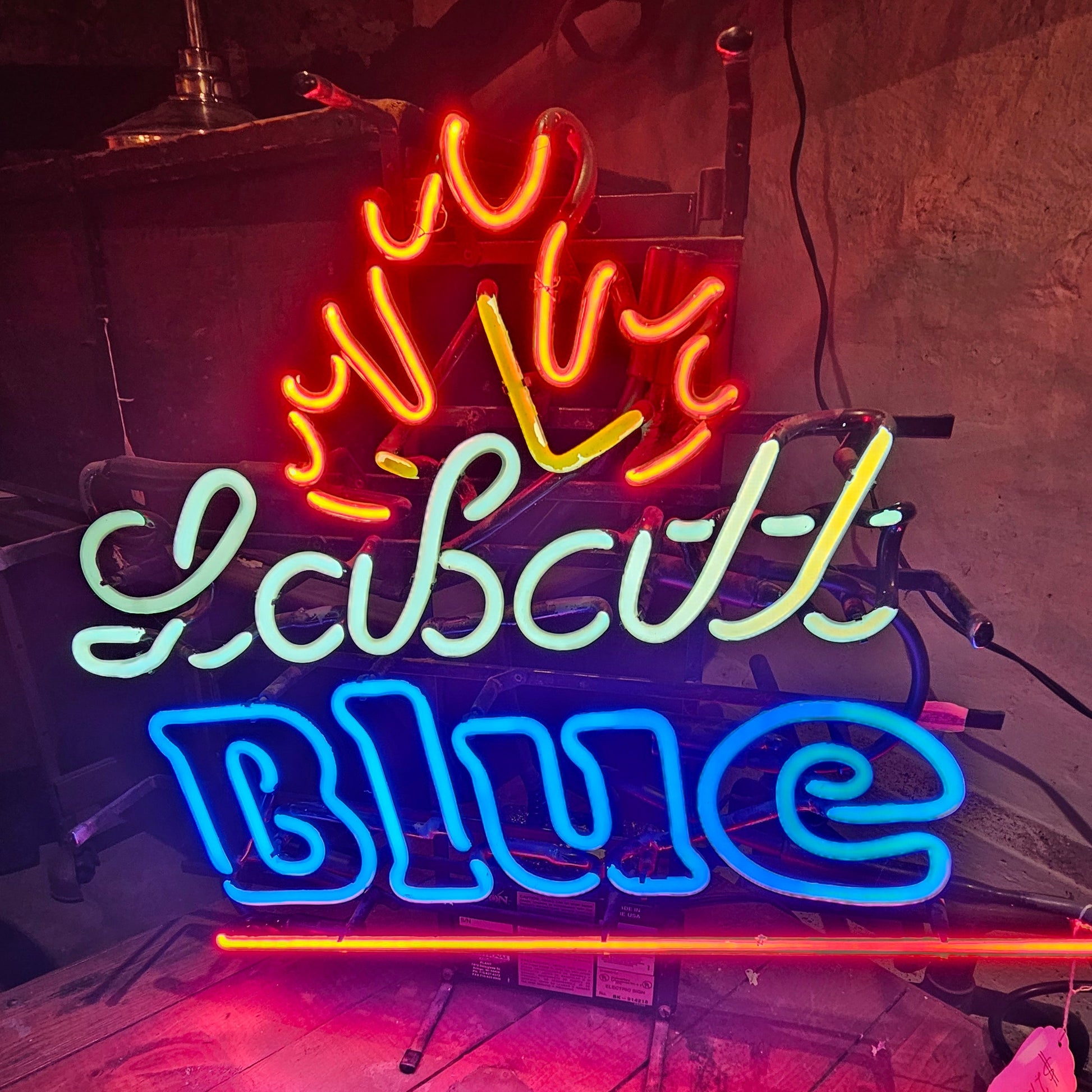 Labatt Blue Neon Bar Sign