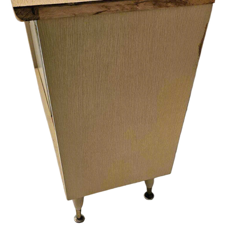 End Table with Storage – Vintage Wooden Mid-Century Modern Side Table