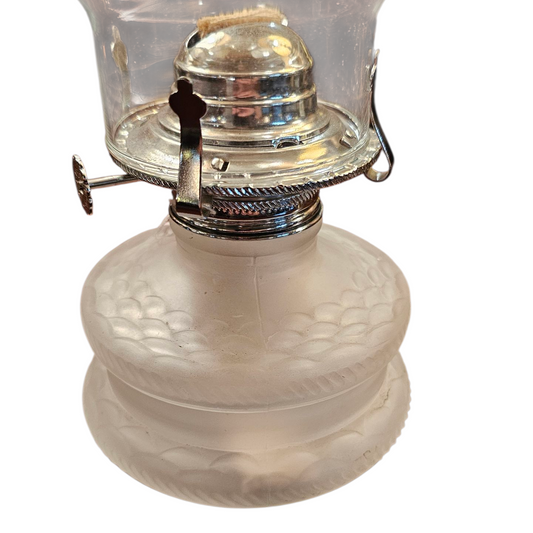 Frosted Glass Oil Lamp
