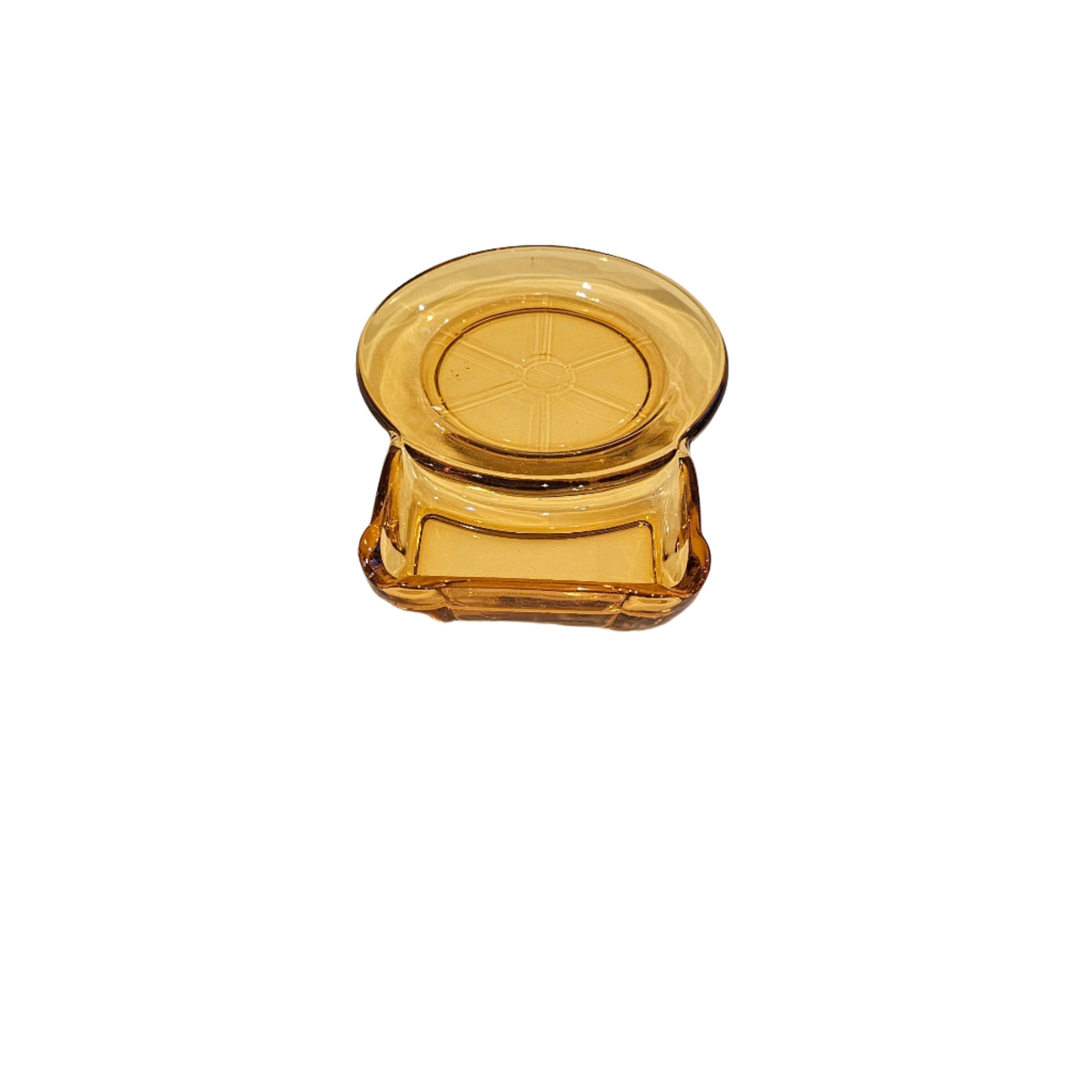 Amber Stacking Trinket Dish Duo