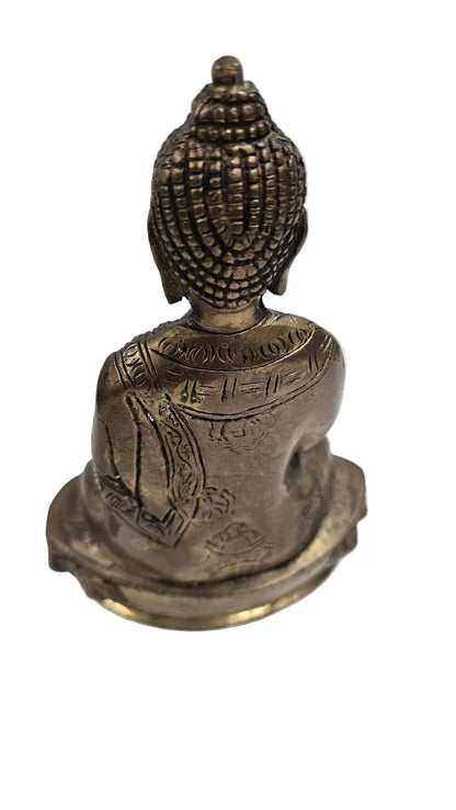 Tibetan Shakyamuni Buddha Statue – 20th Century Asian Figurine