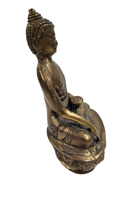 Tibetan Shakyamuni Buddha Statue – 20th Century Asian Figurine