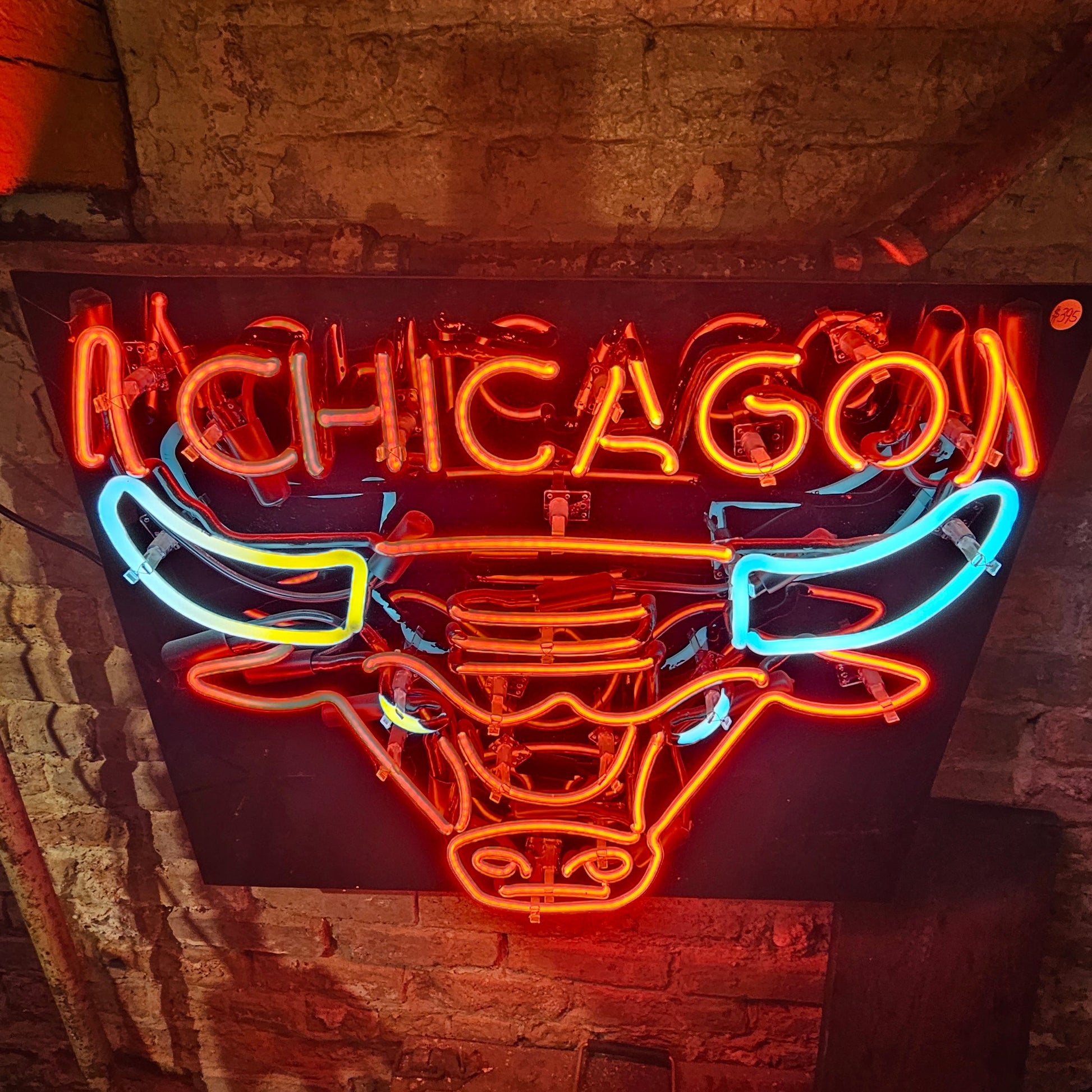 Vintage Chicago Bulls Neon Sign
