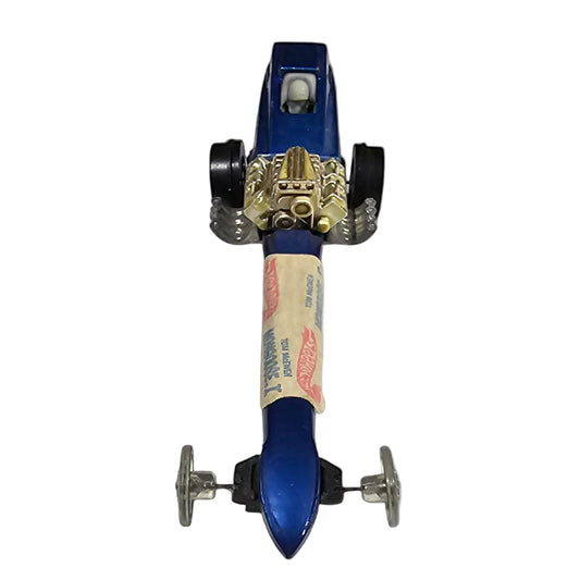  “Top Eliminator” Dragster – Blue Metal Flake with Original Sticker, 1970s