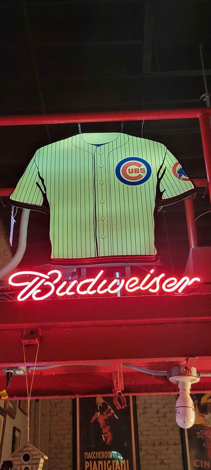 Budweiser Chicago Cubs Neon Sign