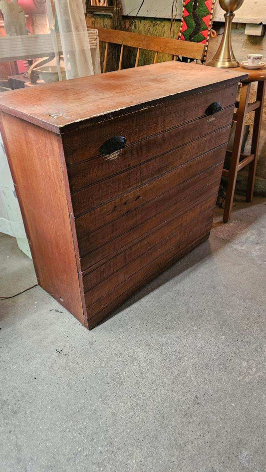 1900 Century Antique Grain Storage Box