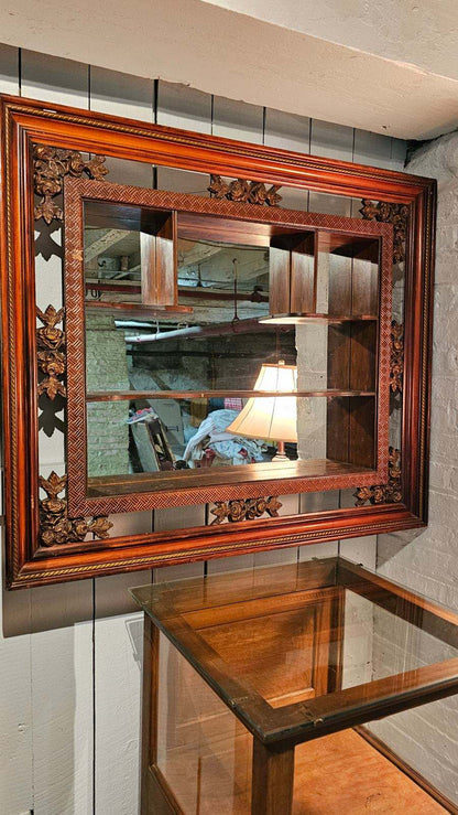 Shadow Box Mid Century Mirror