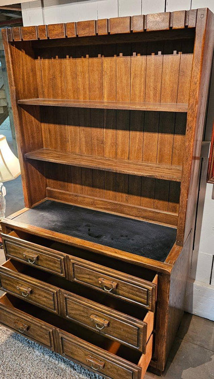 Oak Dresser – 19th Century Welsh Kitchen Cabinet with Hutch – Beyond Grandmas House Oak Dresser – 19th Century Welsh Kitchen Cabinet with Hutch – Beyond Grandmas House