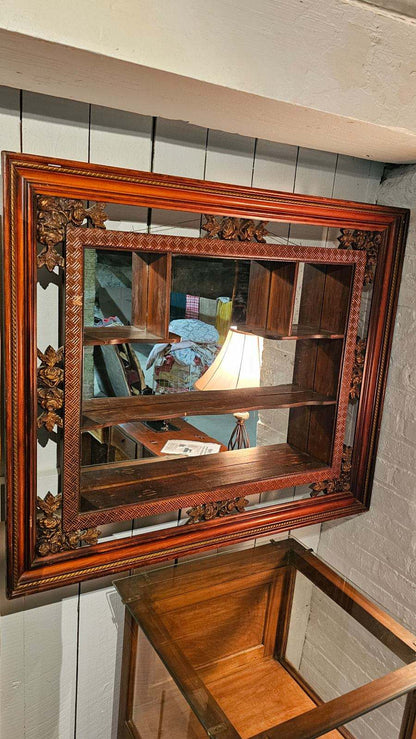 Shadow Box Mid Century Mirror