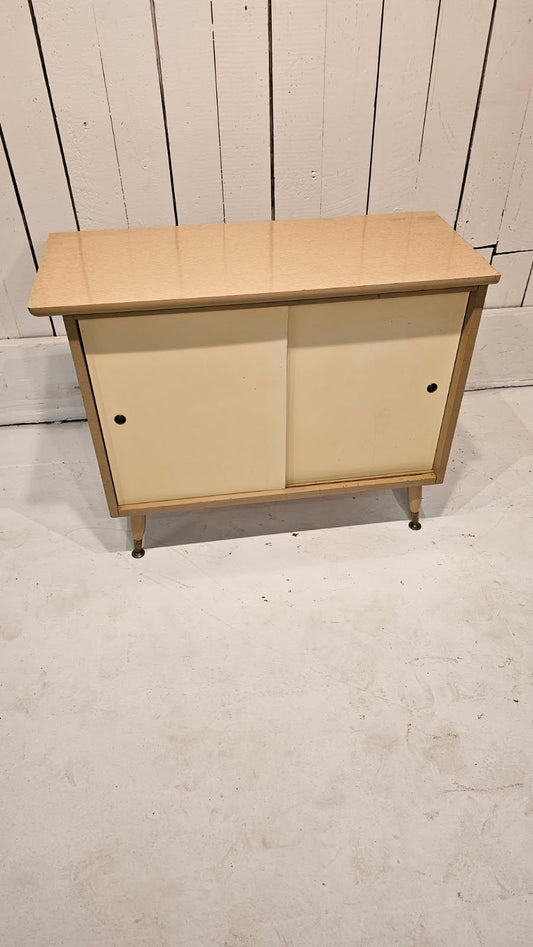 Midcentury Side Table Storage