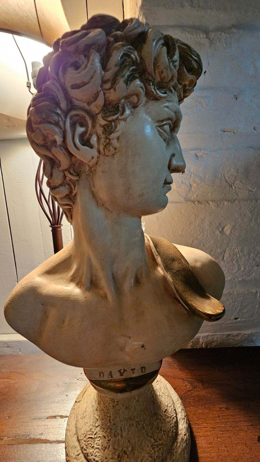 Reproduction of Michelangelo's "David" Bust