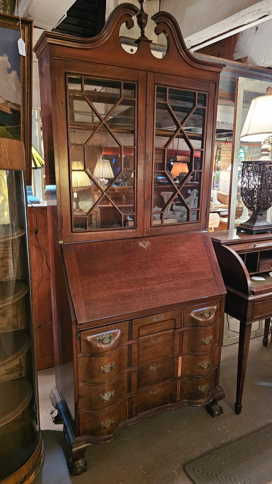 Mahogany Early American Secretary Desk