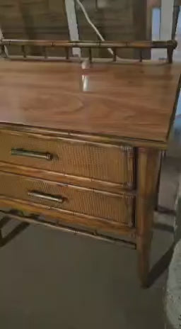 Mid-century Thomasville Two-Drawer Side Tables