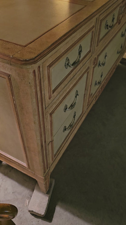 Baker Furniture French Regency Louis XVI Painted Dresser or Credenza, 1960s