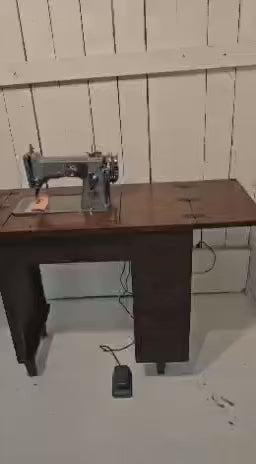 Sewing Machine with Desk – 1950s Japanese – Beyond Grandmas House