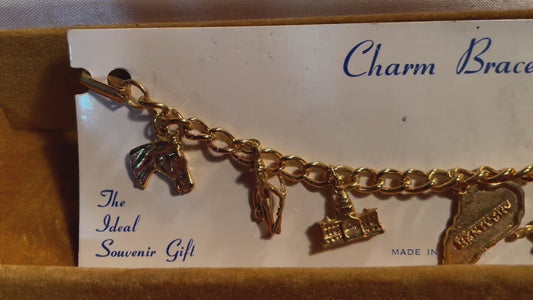 Kentucky Themed Charm Bracelet
