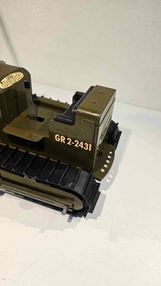 Toy Army Green Bulldozer by Tonka Army Green 1960s